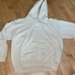 Graphic tan sweatshirt